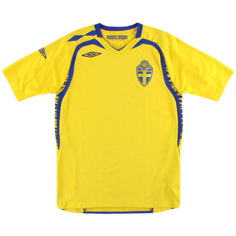 2007-09 Sweden Umbro Home Shirt XL Football Shirt