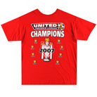 2007 Manchester United '9 Times Champions' Graphic Tee XL T-Shirt