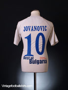 2008-09 AEP Paphos Match Issue Away Shirt Jovanovic #10 M Football Shirt