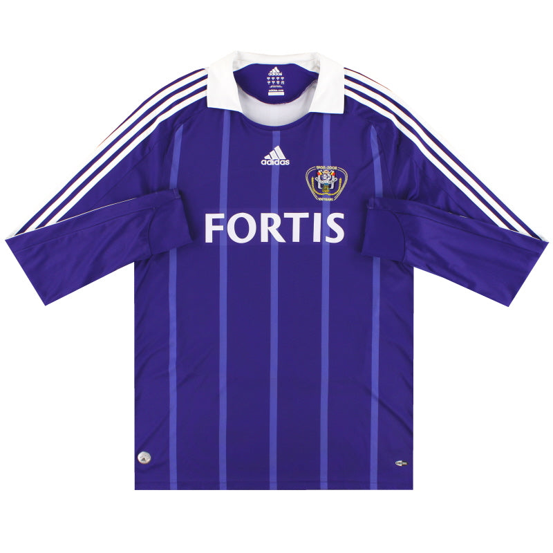 2008-09 Anderlecht adidas Centenary Away Shirt L/S XL Football Shirt