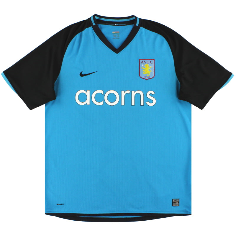 2008-09 Aston Villa Nike Away Shirt L Football Shirt