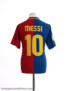 2008-09 Barcelona Home Shirt Messi #10 M Football Shirt