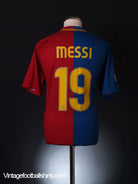 2008-09 Barcelona Home Shirt Messi #19 XL Football Shirt