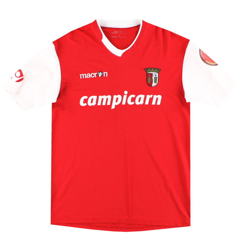 2008-09 Braga Macron Home Shirt #18 L Football Shirt