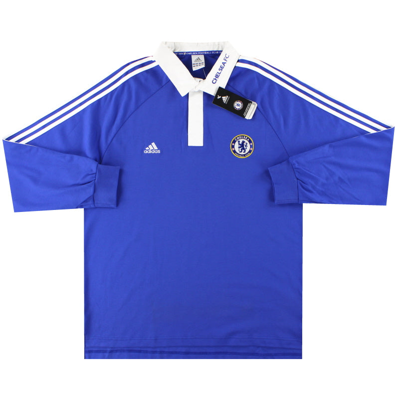 2008-09 Chelsea adidas Polo Shirt L/S *BNIB* L Polo Shirt