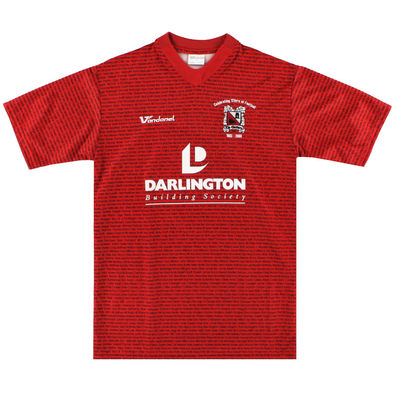 2008-09 Darlington '125 Years' Away Shirt S Football Shirt