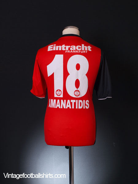 2008-09 Eintracht Frankfurt Home Shirt Amanatidis #18 M/L Football Shirt