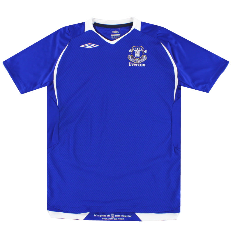 2008-09 Everton Umbro Home Shirt *Mint* XL.Boys  Football Shirt