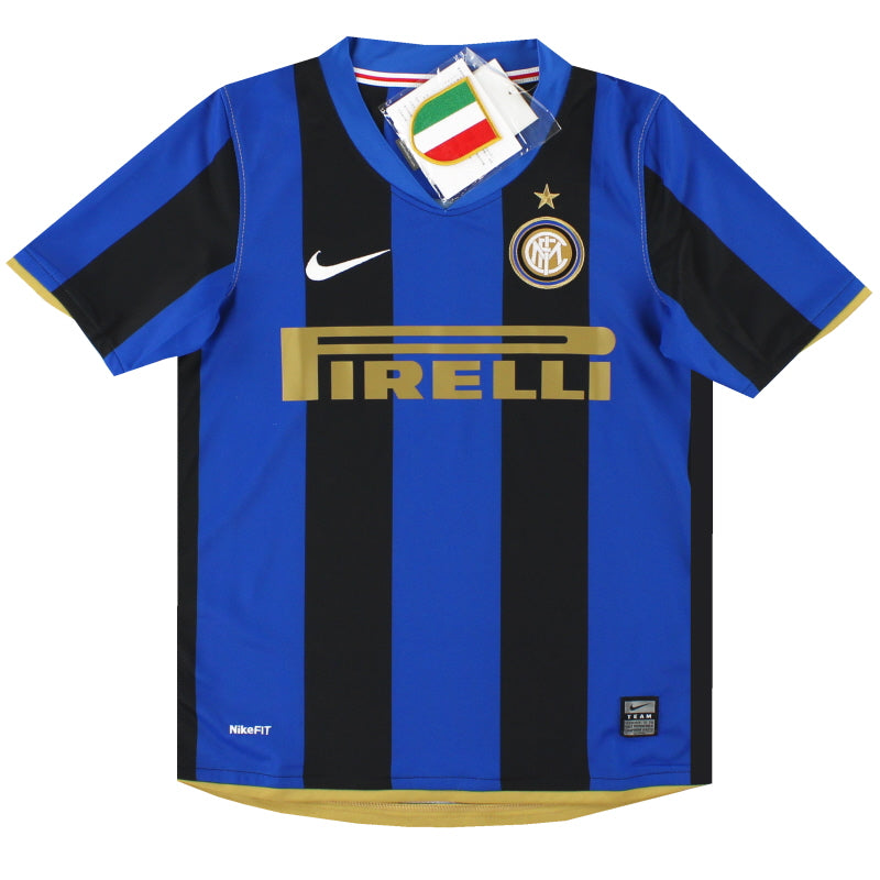 2008-09 Inter Milan Nike Home Shirt *w/tags* S.Boys Football Shirt