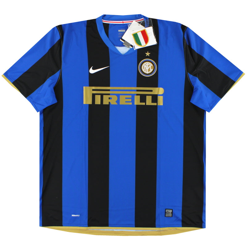 2008-09 Inter Milan Nike Home Shirt *w/tags* XXL  Football Shirt