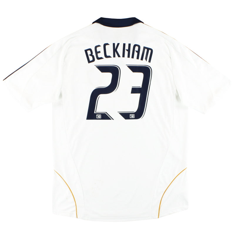 2008-09 LA Galaxy adidas Home Shirt Beckham #23 XL Football Shirt