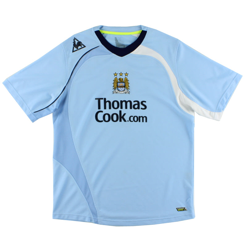 2008-09 Manchester City Le Coq Sportif Home Shirt #10 M Football Shirt