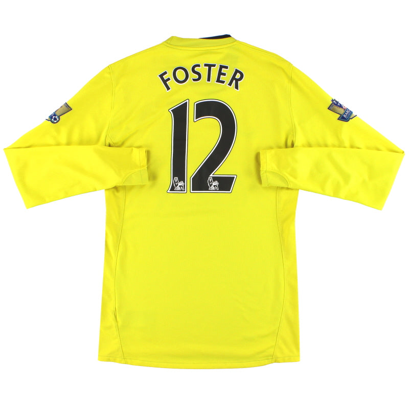 2008-09 Manchester United Nike Goalkeeper Shirt Foster #12 L Football Shirt