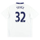 2008-09 Manchester United Nike Away Shirt Tevez #32 L Football Shirt