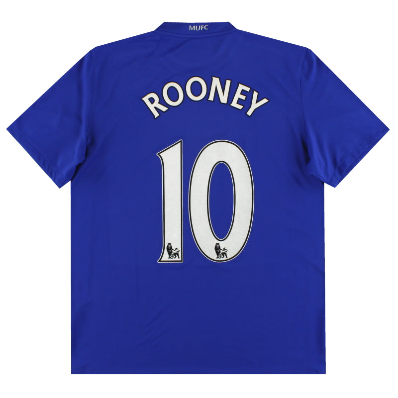 2008-09 Manchester United Nike Third Shirt Rooney #10 L Football Shirt