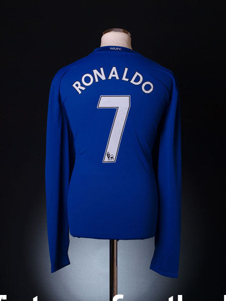 2008-09 Manchester United Third Shirt Ronaldo #7 *BNWT* L/S XXL Football Shirt