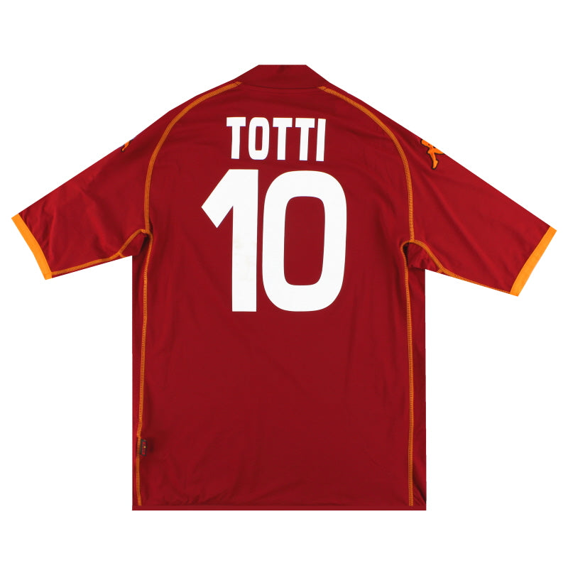 2008-09 Roma Kappa Home Shirt Totti #10 *As New* XXL Football Shirt