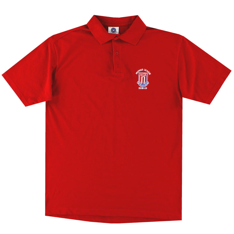 2008-09 Stoke City Polo Shirt L Polo Shirt