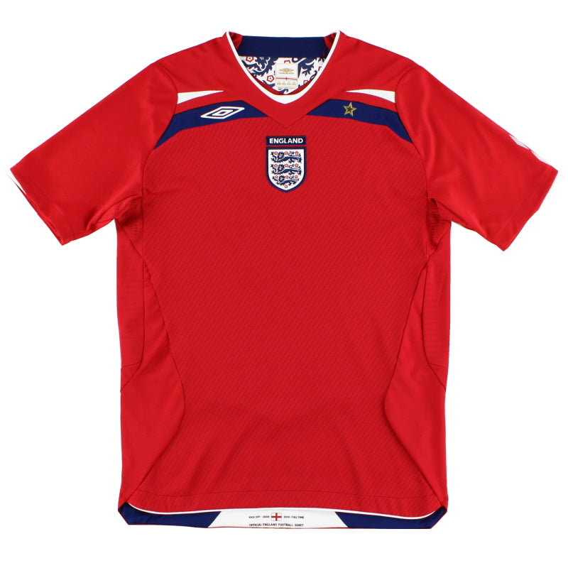 2008-10 England Umbro Away Shirt XXL Football Shirt