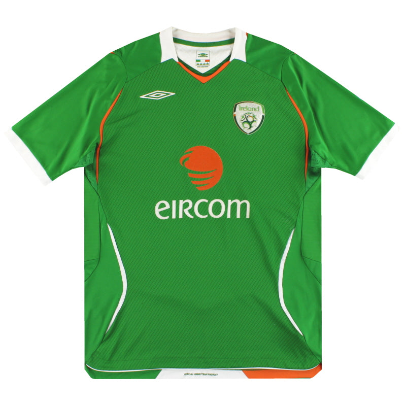 2008-10 Ireland Umbro Home Shirt L.Boys Football Shirt