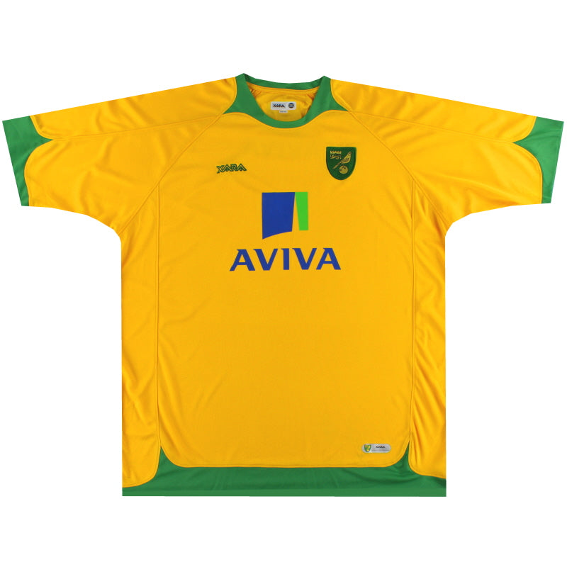 2008-10 Norwich City Xara Home Shirt XXXL Football Shirt