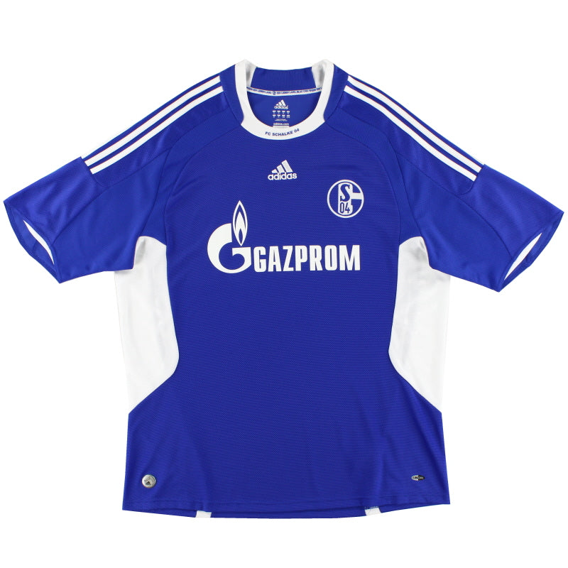 2008-10 Schalke adidas Home Shirt S Football Shirt