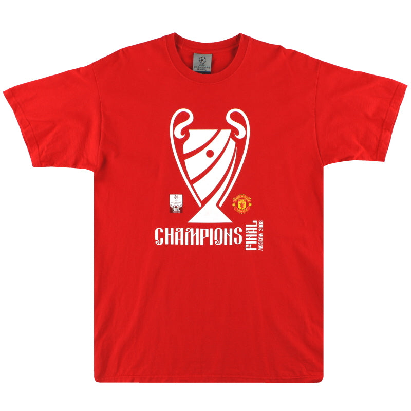 2008 Manchester United Champions League Final Tee Y T-Shirt