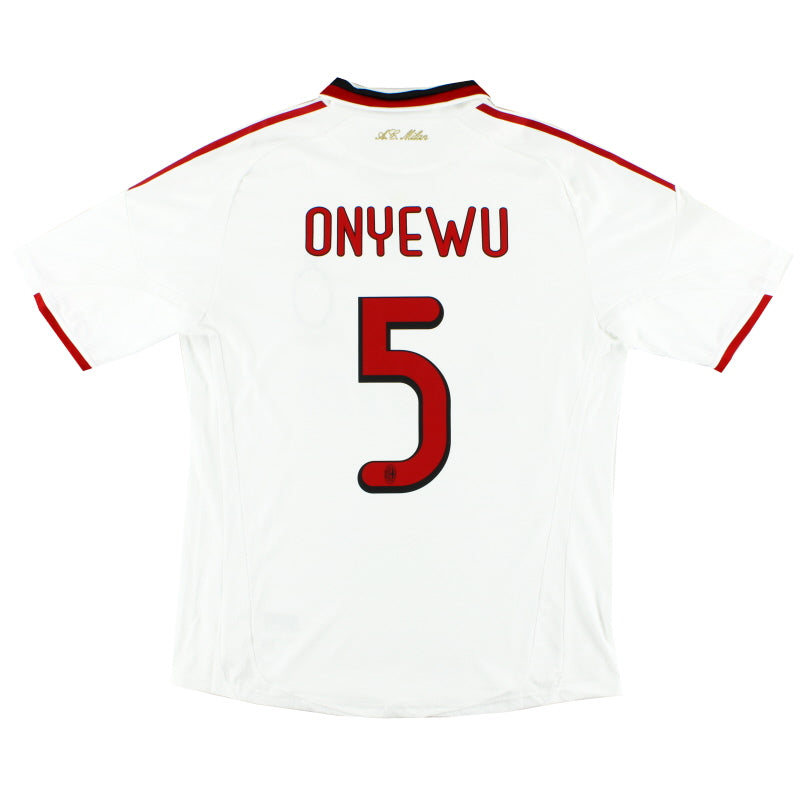 2009-10 AC Milan Match Issue Away Shirt Onyewu #5 Football Shirt