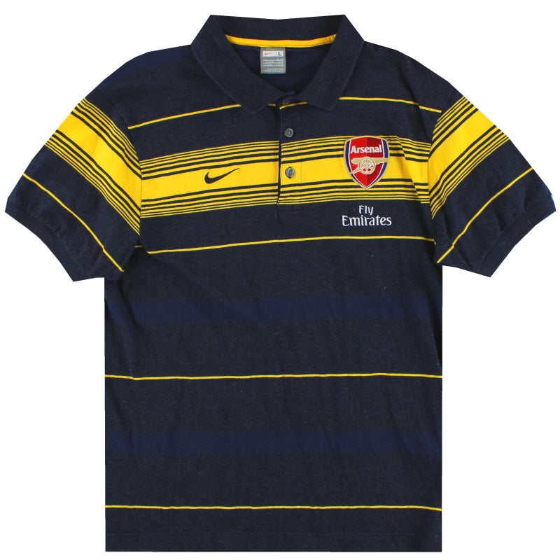 2009-10 Arsenal Nike Polo Shirt L Polo Shirt