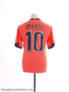 2009-10 Barcelona Away Shirt Messi #10 *Mint* S Football Shirt