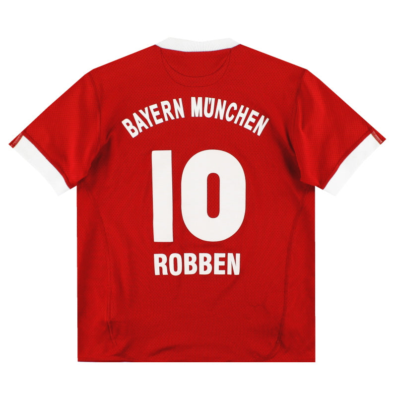 2009-10 Bayern Munich adidas Home Shirt Robben #10 XL.Boys Football Shirt