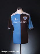 2009-10 Bury Home Shirt '125 Years' S Football Shirt