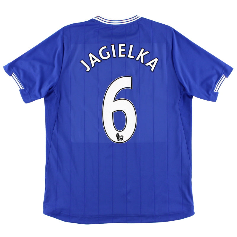 2009-10 Everton Home Shirt Jagielka #6 XL Football Shirt