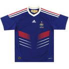 2009-10 France adidas Home Shirt L.Boys Football Shirt