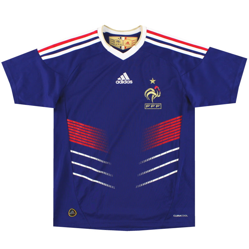 2009-10 France adidas Home Shirt *Mint* XL.Boys Football Shirt