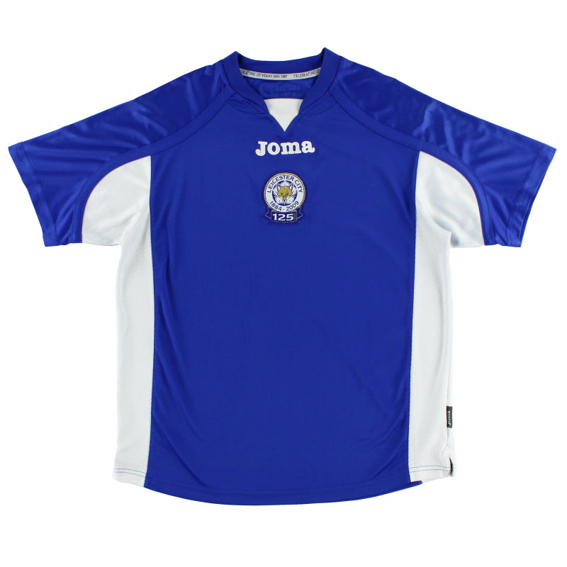 2009-10 Leicester Joma '125 Years' Home Shirt L Football Shirt