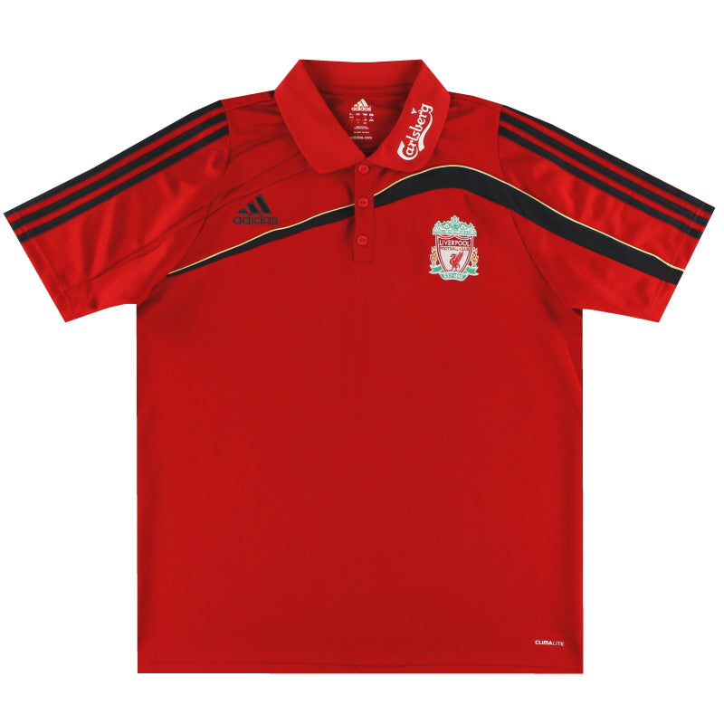 2009-10 Liverpool adidas Climalite Polo Shirt XL Polo Shirt