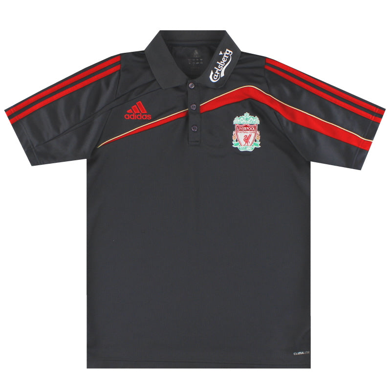 2009-10 Liverpool adidas Climalite Polo Shirt S Polo Shirt