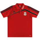 2009-10 Liverpool adidas Climalite Polo Shirt M Polo Shirt