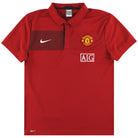 2009-10 Manchester United Nike Polo Shirt *Mint* L Polo Shirt