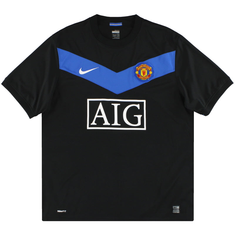 2009-10 Manchester United Nike Away Shirt XL Football Shirt