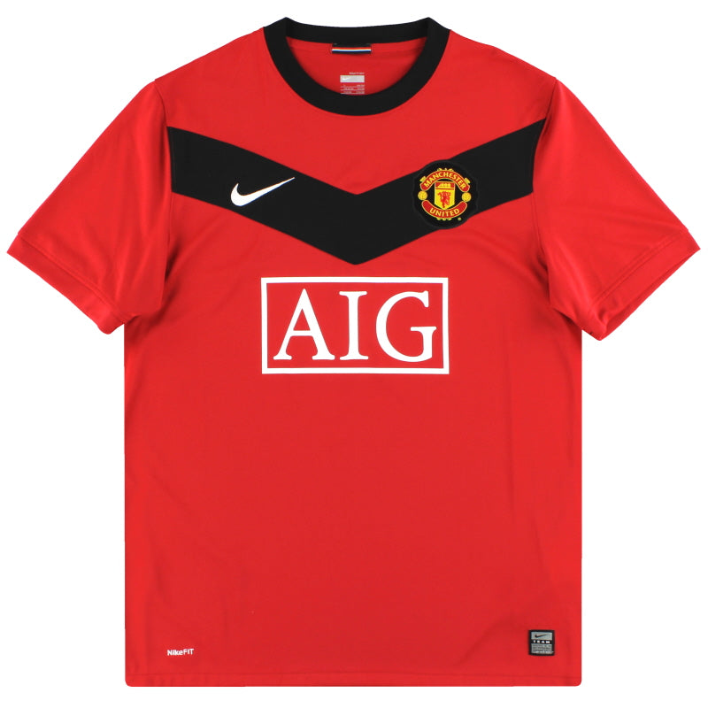 2009-10 Manchester United Nike Home Shirt XL Football Shirt