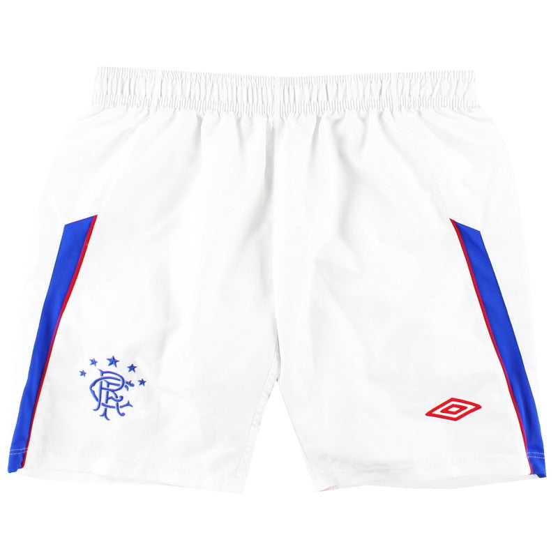 2009-10 Rangers Umbro Home Shorts XL.Boys Football Shorts