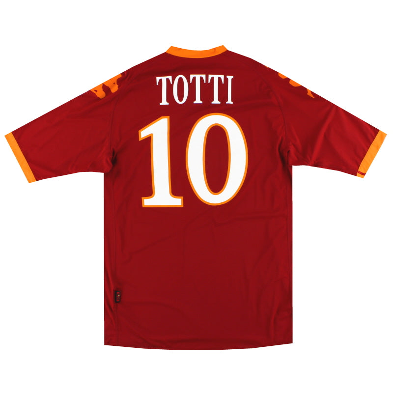 2009-10 Roma Kappa Player Issue Home Shirt Totti #10 *As New* XL Football Shirt