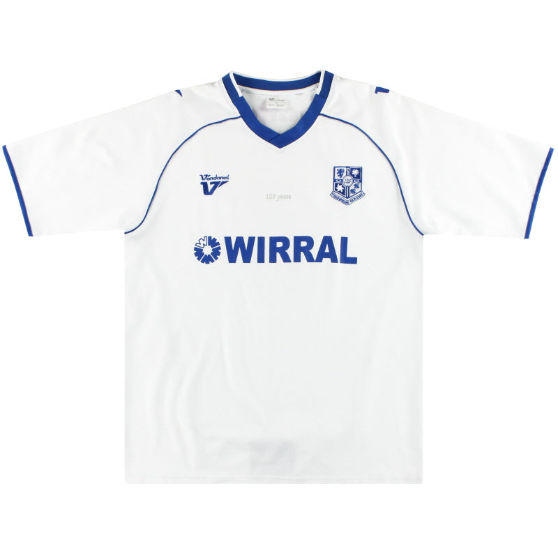 2009-10 Tranmere Rovers '125 Years' Home Shirt #16 S Football Shirt