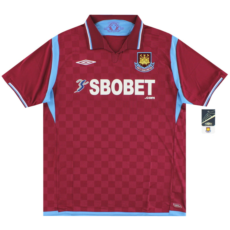 2009-10 West Ham Umbro Home Shirt *w/tags* XL Football Shirt