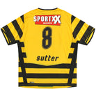 2009-10 Young Boys Puma Match Issue Home Shirt Sutter #8 XL Football Shirt