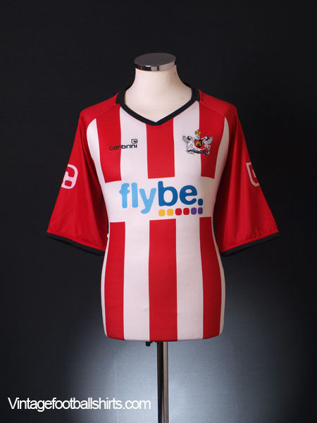 2009-11 Exeter Home Shirt L Football Shirt