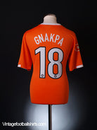 2009-11 Luton Town Home Shirt Gnakpa #18 M Football Shirt