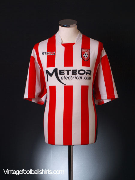 2009 Derry City Home Shirt L Football Shirt